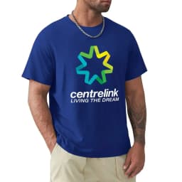 new printed T-shirt Centrelink T-Shirt vintage t shirt Tee shirt boys t shirts mens graphic t-shirts anime