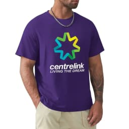 new printed T-shirt Centrelink T-Shirt vintage t shirt Tee shirt boys t shirts mens graphic t-shirts anime