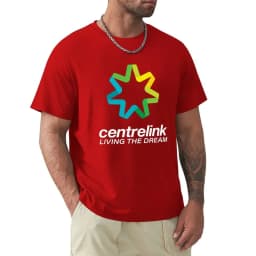 new printed T-shirt Centrelink T-Shirt vintage t shirt Tee shirt boys t shirts mens graphic t-shirts anime