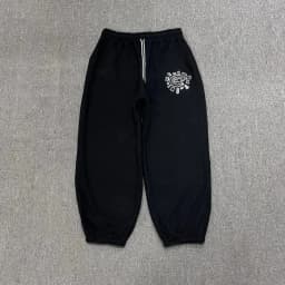 2026 Summer Fashion Vintage Graphic Fleece Sweatpants Women Casual Classic Gray Black Breathable Trouser Thick Pants HipHop Kids