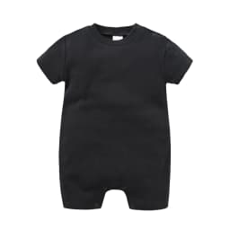 Baby Rompers Multicolor Cotton Short Sleeve Jumpsuit Solid Color Crawl Suit Soft Infant Unisex Body Suit Pure Colors Comfortable