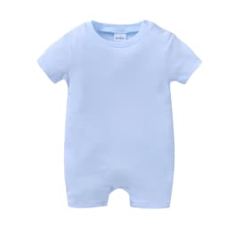 Baby Rompers Multicolor Cotton Short Sleeve Jumpsuit Solid Color Crawl Suit Soft Infant Unisex Body Suit Pure Colors Comfortable