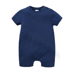 Baby Rompers Multicolor Cotton Short Sleeve Jumpsuit Solid Color Crawl Suit Soft Infant Unisex Body Suit Pure Colors Comfortable