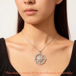 Wheel Star Pendant Fine Glam 925 Sterling Silver Jewelry Europe Accessories Soul Trendy Gift For Woman Men