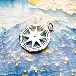 Wheel Star Pendant Fine Glam 925 Sterling Silver Jewelry Europe Accessories Soul Trendy Gift For Woman Men