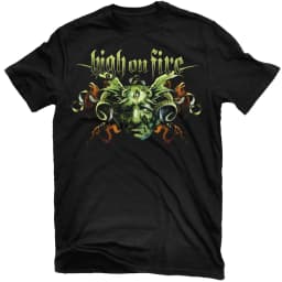 2026 High on Fire  Blessed Black Wings Band Graphic Tee Cotton Round Neck Casual Unisex T-shirt Summer Top