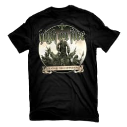 2026 High on Fire  Blessed Black Wings Band Graphic Tee Cotton Round Neck Casual Unisex T-shirt Summer Top