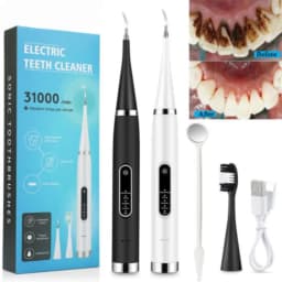Tartar Remover Electric Teeth Cleaner Set Multi-function Rechargeable Teeth Cleaner 5 Mode Waterproof
