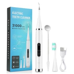 Tartar Remover Electric Teeth Cleaner Set Multi-function Rechargeable Teeth Cleaner 5 Mode Waterproof