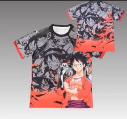 2026MAILLOT DU JAPON x ONE PIECE MUGIRAWA NO LUFFY Football jersey Sports Dry Quickly Men's T-Shirt Kid's Clothing Tee Y2k Woman
