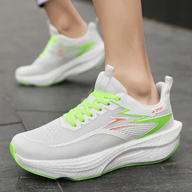 Sneakers Men Running Shoes Anti-slip Cushioned Comfortable Racing Carbon Plate Training Mesh Tennis Shoes Casual for Women 2026