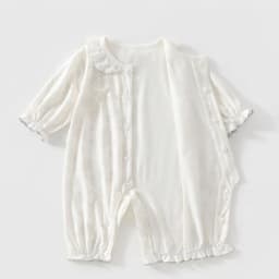 New Arrival 0-18M Baby Girl Princess Jumpsuit Newborns Spring Summer Pure Cotton Soft Romper Infant Breathable Knit Onesie