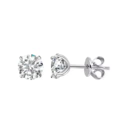Luxury 0.5-2CT D Color Moissanite Screw Earrings For Women Party Fine Jewelry 4 Prong S925 Sterling Silver Diamond Earring