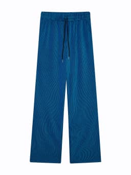 2026 Hot Sale Men's Textured Gradient Pleated Pants Elastic Waist Baggy Trousers For Streetwear