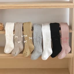 2 to 8 Years Girls Tights Bowknot Kids Pantyhose Spring Autumn Clothing