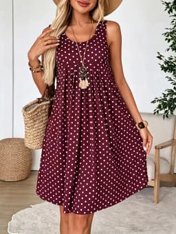 Women's Summer Dress, Polka Dot Dress
