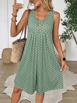 Women's Summer Dress, Polka Dot Dress