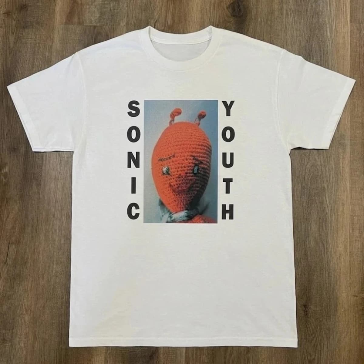 Sonic Youth Unisex Pure Cotton T-shirt Fan Gift Casual Street Print Daily T-shirt Loose and Comfortable