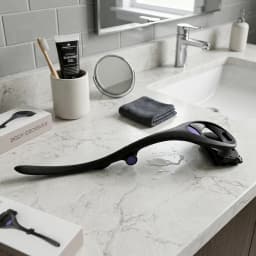 Elite Back Shavers for Men The DIY Back Hair Shaver for Men with Safety Blade Technology & Ergonomic Handle, Wet or Dry Shaving