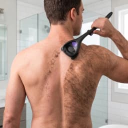 Elite Back Shavers for Men The DIY Back Hair Shaver for Men with Safety Blade Technology & Ergonomic Handle, Wet or Dry Shaving