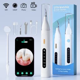 Visual Ultrasonic Dental Scaler with Camera 5 Modes WIFI Electric Teeth Cleaner 6LEDs Tartar Plaque Remover Teeth Cleaning Tool