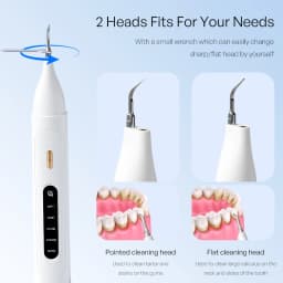 Visual Ultrasonic Dental Scaler with Camera 5 Modes WIFI Electric Teeth Cleaner 6LEDs Tartar Plaque Remover Teeth Cleaning Tool