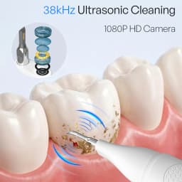 Visual Ultrasonic Dental Scaler with Camera 5 Modes WIFI Electric Teeth Cleaner 6LEDs Tartar Plaque Remover Teeth Cleaning Tool