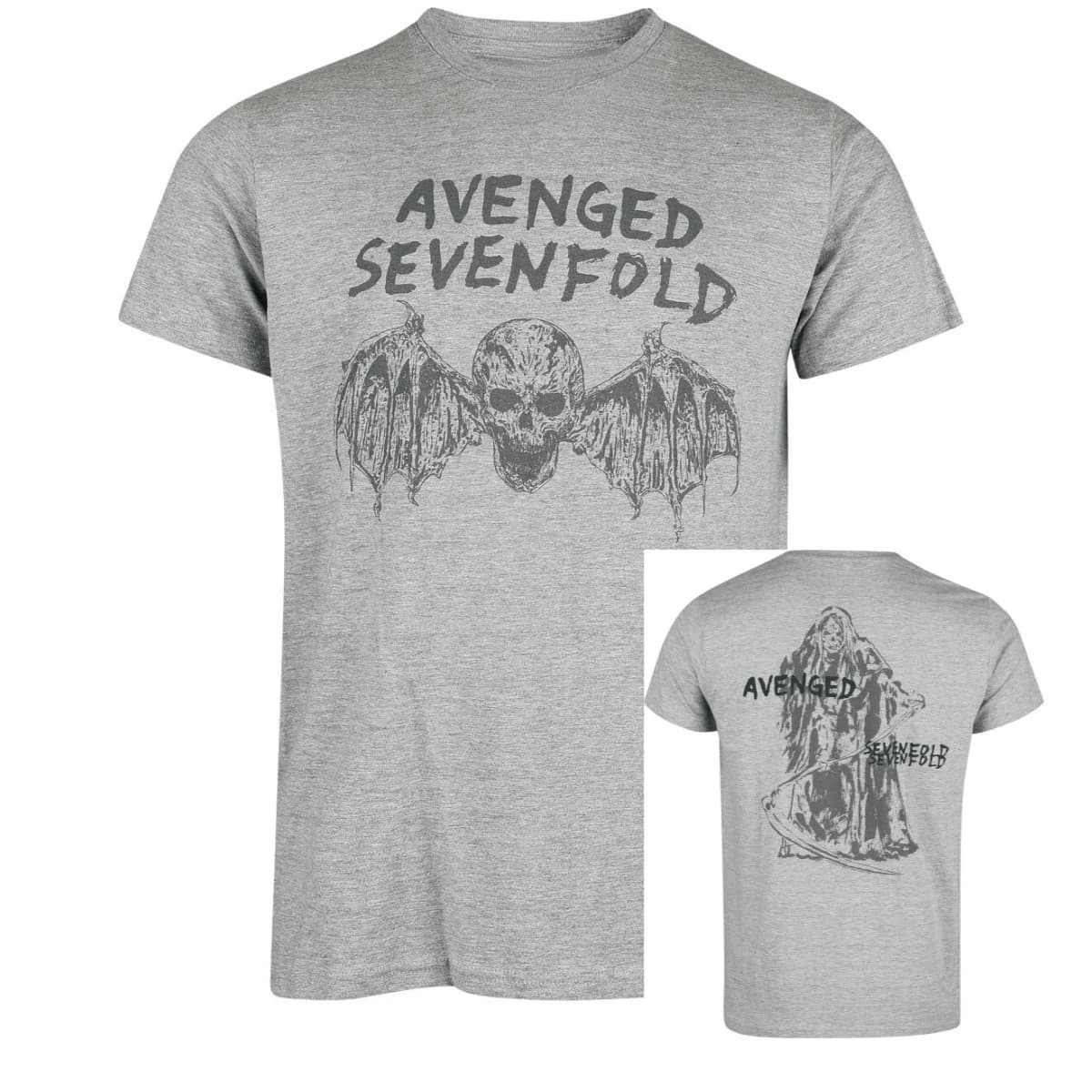 Bat Avenged Sevenfold T-Shirt Men Women Metal Rock Band Graphic Tee 100% Cotton Summer Streetwear Top