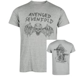 Bat Avenged Sevenfold T-Shirt Men Women Metal Rock Band Graphic Tee 100% Cotton Summer Streetwear Top