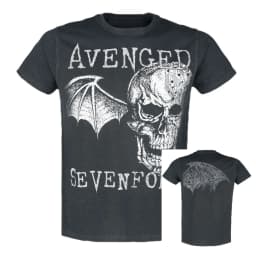 Bat Avenged Sevenfold T-Shirt Men Women Metal Rock Band Graphic Tee 100% Cotton Summer Streetwear Top