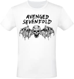 Bat Avenged Sevenfold T-Shirt Men Women Metal Rock Band Graphic Tee 100% Cotton Summer Streetwear Top