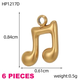 Waterproof Jewelry Stainless Steel Pendant Heart Sun Music Dragonfly Flower Swan Cat Paw Charm DIY Pendant Accessories
