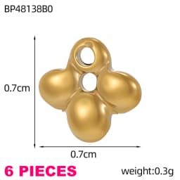 Waterproof Jewelry Stainless Steel Pendant Heart Sun Music Dragonfly Flower Swan Cat Paw Charm DIY Pendant Accessories