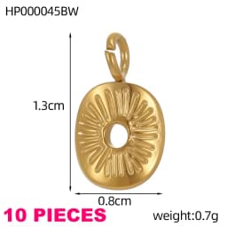 Waterproof Jewelry Stainless Steel Pendant Heart Sun Music Dragonfly Flower Swan Cat Paw Charm DIY Pendant Accessories