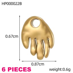 Waterproof Jewelry Stainless Steel Pendant Heart Sun Music Dragonfly Flower Swan Cat Paw Charm DIY Pendant Accessories