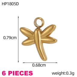 Waterproof Jewelry Stainless Steel Pendant Heart Sun Music Dragonfly Flower Swan Cat Paw Charm DIY Pendant Accessories