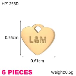 Waterproof Jewelry Stainless Steel Pendant Heart Sun Music Dragonfly Flower Swan Cat Paw Charm DIY Pendant Accessories