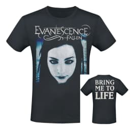 Blue Rose Evanescence T-Shirt Men Women Metal Rock Band Graphic Tee 100% Cotton Summer Streetwear Top