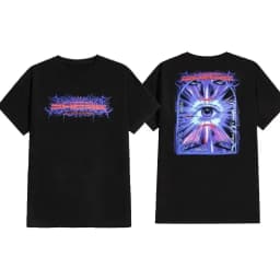 Lorna Shore Heavy Metal Band Printed T-Shirt, Punk Hip Hop Gothic Style, Unisex Retro Streetwear, Men's Casual Fashion Sleeve