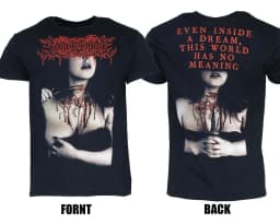 Lorna Shore Heavy Metal Band Printed T-Shirt, Punk Hip Hop Gothic Style, Unisex Retro Streetwear, Men's Casual Fashion Sleeve