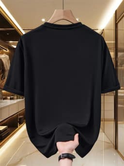 Men's T-shirt -Summer Short Sleeve Lightweight Top -Trendy, Fashionable, Breathable, Comfortable, Versatile -Simple Letter Print