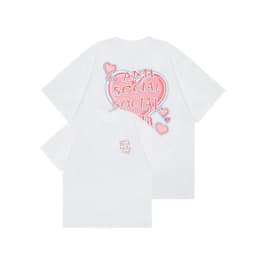 2026 New Summer Men's Cotton Clothing Luxury Graphic Lettering Print Women's Casual Sports Round Neck Street Fashion Streetwear