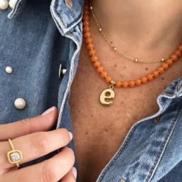 (optional letters) Bohemian classic rainbow color personalized customized bead separated handmade choker necklace
