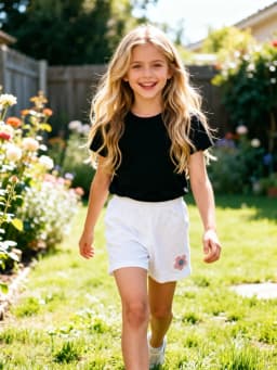 4 Pcs Summer Little Flower-Patterned Straight-Leg Kids Leggings Girls Safety Shorts Leggings for Children Aged 2-12Y Daily Wear