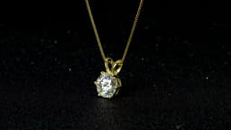 IOGOU Certified Classic 0.5CT-5CT D Moissanite Pendant Necklace Adjustable Chain for Women 5mm-11mm Imitation Diamond Jewelry