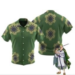 Summer Men's One Piece Hawaiian Shirt Monkey D Luffy Graphic Short Sleeve Casual Anime Kids Clothes Tropical Beach Holiday Tops