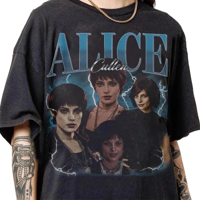 Limited Alice Cullen 90s Bootleg Vintage T-Shirt, Alice Cullen Streetwear Classic Tee, Twilight Saga Gifts For  Unisex T-Shirt