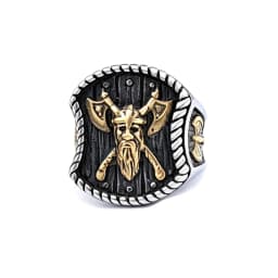 Viking Style Stainless Steel Huge Dragon Ring for Men Male Fashion Jewelry as gift with wooden box