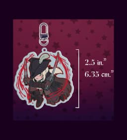 Bloodborne Acrylic Keychains Anime Game Key Ring Collectible for Fans
