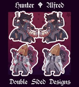 Bloodborne Acrylic Keychains Anime Game Key Ring Collectible for Fans